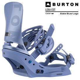 2023-24 BURTON LEXA EST Slate Blue/Logo バートン レクサ イーエスティ スレートブルーロゴ レディース スノーボード バインディング ビンディング 2024 日本正規品