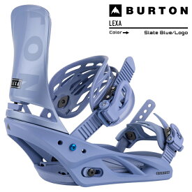 2023-24 BURTON LEXA Re:Flex Slate Blue/Logo バートン レクサ リフレックス スレートブルーロゴ レディース スノーボード バインディング ビンディング 2024 日本正規品