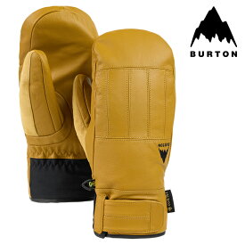 2023-24 BURTON GONDY GORE-TEX LEATHER MITTENS RAWHIDE バートン ゴンディ ゴアテックス レザー ミトン ブラウン スノーボード グローブ 2024 日本正規品