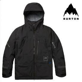 バートン ウェア ジャケット 23-24 BURTON MEN'S [AK] TUSK GORE-TEX PRO 3L JACKET True Black メンズ 男性 ゴアテックス スノーボード 日本正規品