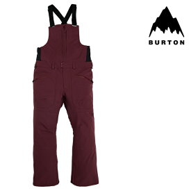 バートン ウェア パンツ 23-24 BURTON MEN'S RESERVE 2L BIB PANTS Almandine メンズ 男性 ビブパンツ スノーボード 日本正規品