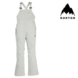 バートン ウェア パンツ 23-24 BURTON WOMEN'S AVALON STRETCH 2L BIB PANTS Stout White レディース ウィメンズ 女性 ビブパンツ スノーボード 日本正規品