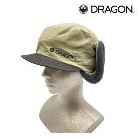 ドラゴン キャップ 帽子 23-24 DRAGON FLAP CAP Oatmeal/Gray フライトキャップ スノーボード スキー 日本正規品