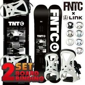 スノーボード 2点セット2023-24 FNTC TNT C - LINK GRD-2 エフエヌティシー リンク 板 バインディング ビンディング 金具 2024 日本正規品