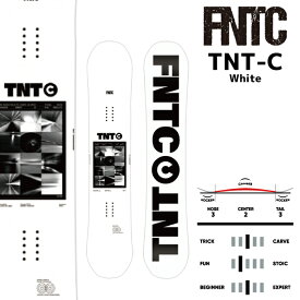 2023-24 FNTC TNT C White エフエヌティシー ティエヌティ キャンバー グラトリ ホワイト 白 メンズ レディース スノーボード 板 Snowboards 2024 日本正規品