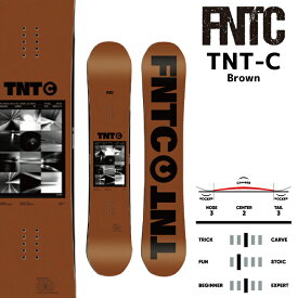 2023-24 FNTC TNT C Brown エフエヌティシー ティエヌティ キャンバー グラトリ ブラウン メンズ レディース スノーボード 板 Snowboards 2024 日本正規品