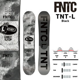 2023-24 FNTC TNT L Black エフエヌティシー ティエヌティ ローダブルキャンバー グラトリ ブラック 黒 メンズ レディース スノーボード 板 Snowboards 2024 日本正規品