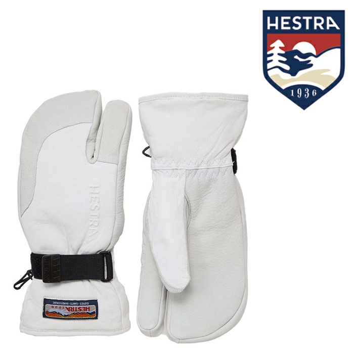 楽天市場】2023-24 HESTRA 3-Finger Full Leather Off White ヘストラ 