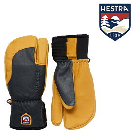 2023-24 HESTRA Topo 3-Finger (3-FingerFull Leather Short) Grey/Nt.Brown ヘストラ グローブ スキー スノーボード 手袋 2024 日本正規品