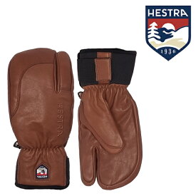 2023-24 HESTRA Topo 3-Finger (3-FingerFull Leather Short) Brown ヘストラ グローブ スキー スノーボード 手袋 2024 日本正規品