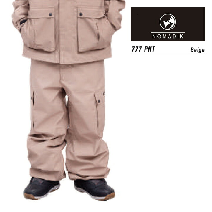 楽天市場】2023-24 NOMADIK 777 PNT BEIGE ノマディック スリーセブン 