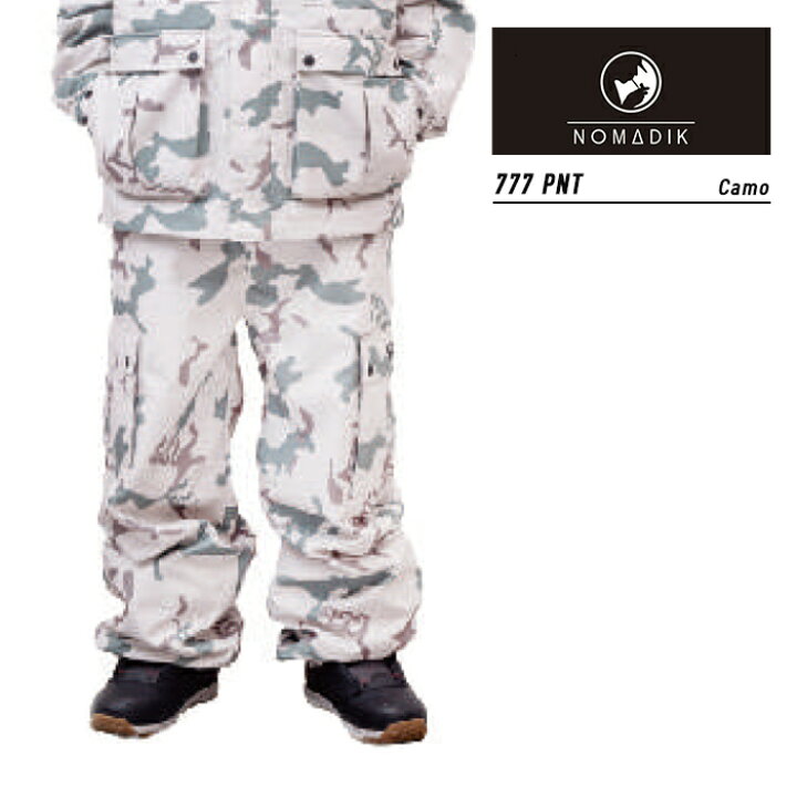 楽天市場】2023-24 NOMADIK 777 PNT CAMO ノマディック スリーセブン 