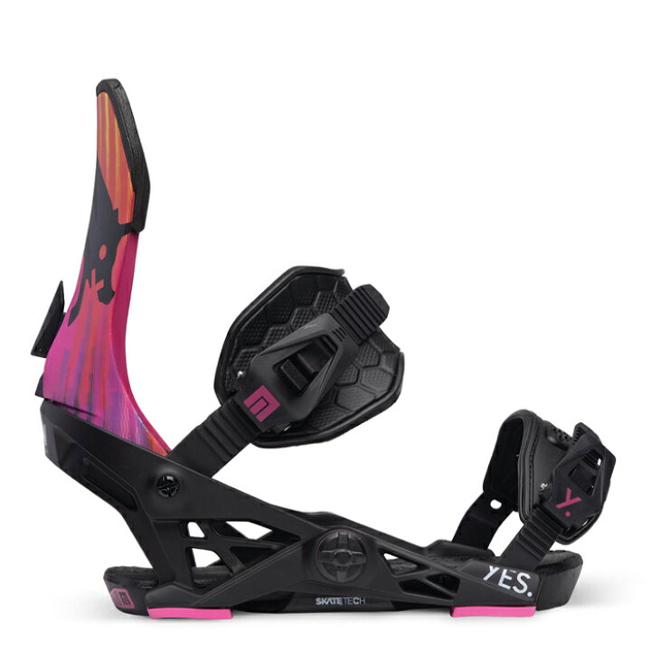 楽天市場】2023-24 NOW BINDINGS YES. x NOW COLLAB Black/Pink ナウ 