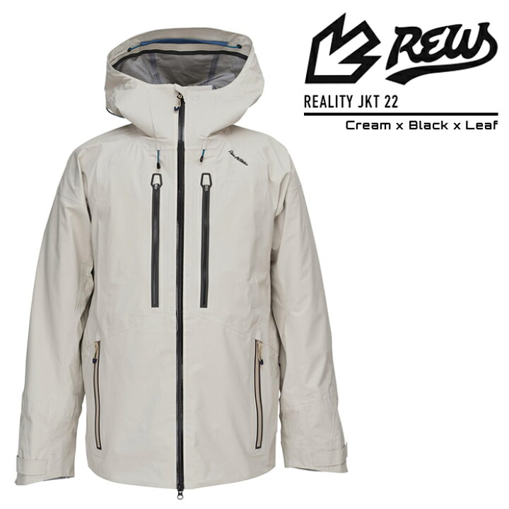楽天市場】2023-24 REW REALITY JKT 22 Cream x Black x Leaf GORE-TEX 