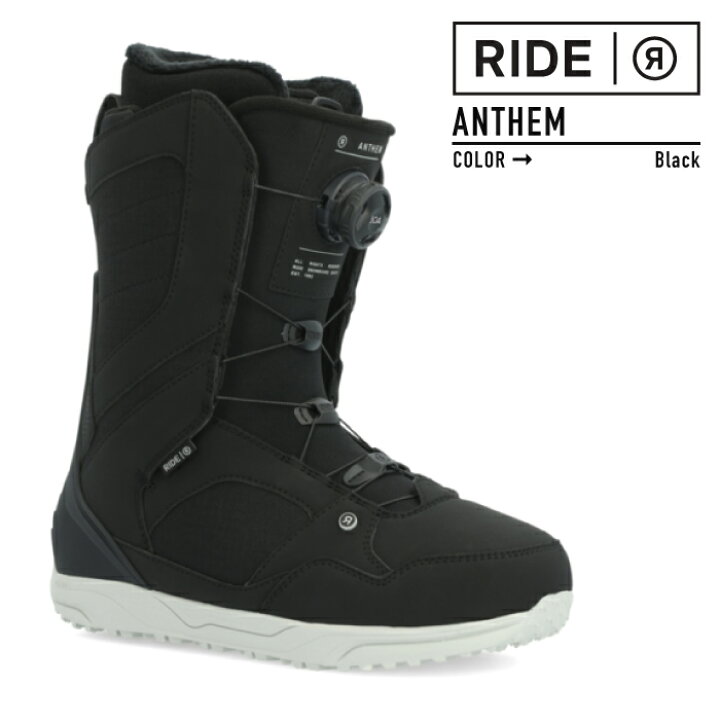 楽天市場】2023-24 RIDE ANTHEM Black ライド アンセム ブラック 黒 