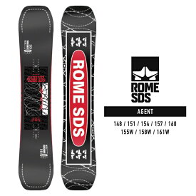 2023-24 ROME SDS AGENT ローム エージェント スノーボード 板 Snowboards 2024 日本正規品