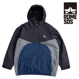2023-24 ROME SDS OG PULLOVER Jacket Black ローム スノーボード ウェア ジャケット 2024 日本正規品