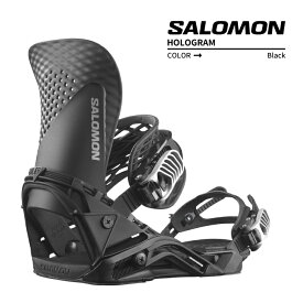 2023-24 SALOMON HOLOGRAM Black サロモン ホログラム ブラック 黒 スノーボード バインディング ビンディング メンズ 2024 日本正規品