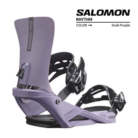 2023-24 SALOMON RHYTHM Dusk Purple サロモン リズム ダスクパープル スノーボード バインディング ビンディング ユニセックス レディース メンズ 2024 日本正規品