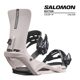 2023-24 SALOMON RHYTHM Lilac Ash サロモン リズム ライラックアッシュ スノーボード バインディング ビンディング ユニセックス レディース メンズ 2024 日本正規品