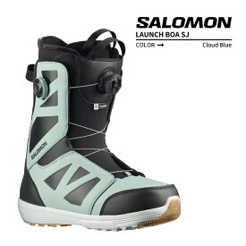 2023-24 SALOMON LAUNCH BOA SJ BOA Cloud Blue/Black/White サロモン ラウンチ ボア スノーボード ブーツ メンズ 2024 日本正規品