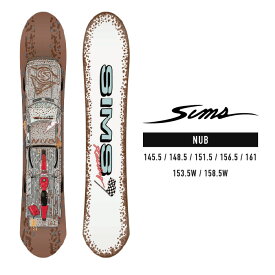 2023-24 SIMS NUB シムス ナブ メンズ スノーボード 板 Snowboards 2024 日本正規品