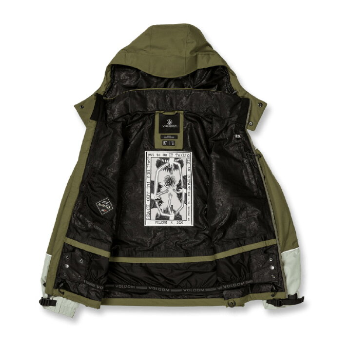 楽天市場】2023-24 VOLCOM MELANCON GORE-TEX JACKET MIL-Military 