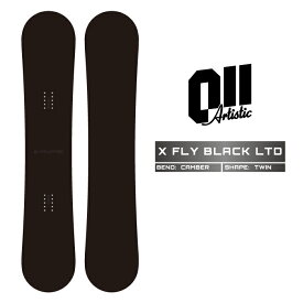 2024-25 011 ARTISTIC X FLY BLACK LIMITED 150cm ゼロワンワン アーティスティック エックスフライ リミテッド スノーボード 板 メンズ レディース 日本正規品 予約商品