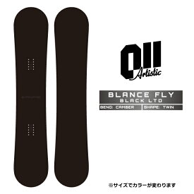 2024-25 011 ARTISTIC BALANCE FLY BLACK LIMITED 151cm ゼロワンワン アーティスティック バランスフライ リミテッド スノーボード 板 メンズ レディース 日本正規品 予約商品