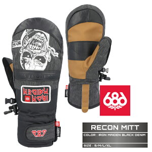 2024-25 686 RECON MITT Iron Maiden Black Denim VbNXGCgVbNX Xm[{[h XL[ O[u  Y 24-25 2025 {Ki