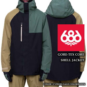 2024-25 686 GORE-TEX CORE SHELL JACKET Cypress Sage Colorblock VbNXGCgVbNX SAebNX Xm[{[h EFA WPbg Y 24-25 2025 {Ki