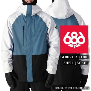 2024-25 686 GORE-TEX CORE SHELL JACKET White Colorblock VbNXGCgVbNX SAebNX Xm[{[h EFA WPbg Y 24-25 2025 {Ki