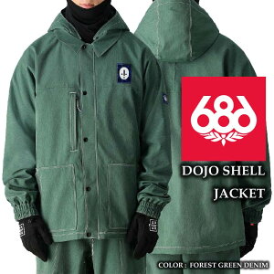 2024-25 686 DOJO SHELL JACKET Forest Green Denim VbNXGCgVbNX Xm[{[h EFA WPbg Y 24-25 2025 {Ki