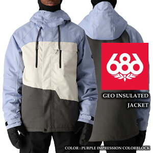 2024-25 686 GEO INSULATED JACKET Purple Impression Colorblock VbNXGCgVbNX Xm[{[h EFA WPbg Y 24-25 2025 {Ki