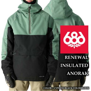 2024-25 686 RENEWAL INSULATED ANORAK Cypress Black Colorblock VbNXGCgVbNX Xm[{[h EFA WPbg Y 24-25 2025 {Ki