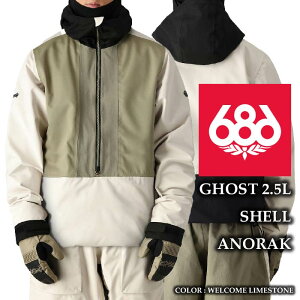 2024-25 686 GHOST 2.5L SHELL ANORAK Welcome Limestone VbNXGCgVbNX Xm[{[h EFA WPbg Y 24-25 2025 {Ki