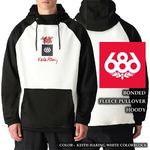 2024-25 686 BONDED FLEECE PULLOVER HOODY Keith Haring White Colorblock VbNXGCgVbNX Xm[{[h EFA WPbg Y 24-25 2025 {Ki