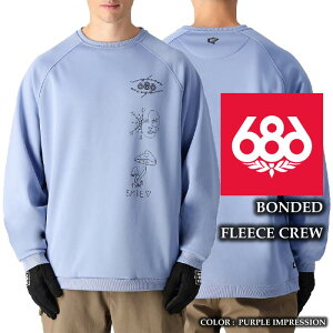 2024-25 686 BONDED FLEECE CREW Purple Impression VbNXGCgVbNX Xm[{[h EFA WPbg Y 24-25 2025 {Ki