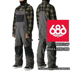 2024-25 686 HOT LAP INSULATED BIB Charcoal Colorblock VbNXGCgVbNX Xm[{[h EFA rupc Y 24-25 2025 {Ki