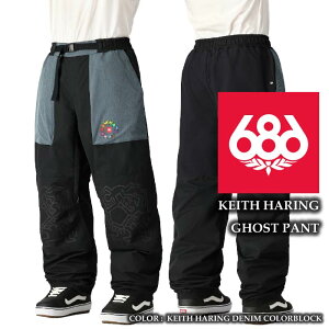 2024-25 686 KEITH HARING GHOST PANT Keith Haring Denim Colorblock VbNXGCgVbNX Xm[{[h EFA pc Y 24-25 2025 {Ki