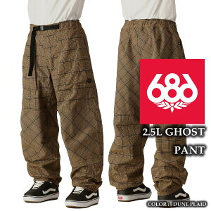 2024-25 686 2.5L GHOST PANT Dune Plaid VbNXGCgVbNX Xm[{[h EFA pc Y 24-25 2025 {Ki