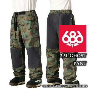 2024-25 686 2.5L GHOST PANT Fatigue Camo Colorblock VbNXGCgVbNX Xm[{[h EFA pc Y 24-25 2025 {Ki