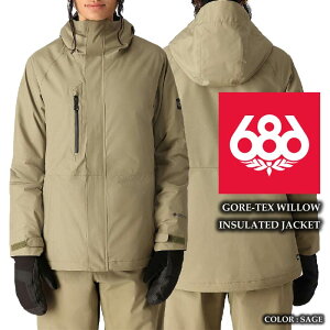 2024-25 686 GORE-TEX WILLOW INSULATED JACKET Sage VbNXGCgVbNX SAebNX Xm[{[h EFA WPbg fB[X 24-25 2025 {Ki