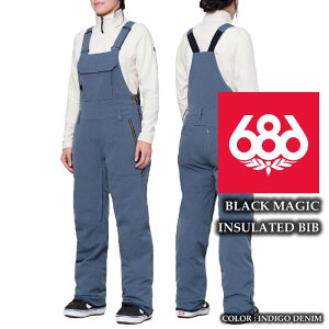 2024-25 686 BLACK MAGIC INSULATED BIB Indigo Denim VbNXGCgVbNX Xm[{[h EFA rupc fB[X 24-25 2025 {Ki