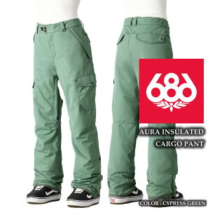 2024-25 686 AURA INSULATED CARGO PANT Cypress Green VbNXGCgVbNX Xm[{[h EFA pc fB[X 24-25 2025 {Ki