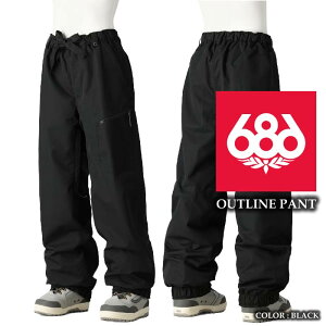 2024-25 686 OUTLINE PANT Black VbNXGCgVbNX Xm[{[h EFA pc fB[X 24-25 2025 {Ki