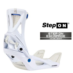 2024-25 BURTON STEP ON ESCAPADE White o[g XebvI GXJyCh zCg Xm[{[h oCfBO rfBO fB[X 24-25 2025 {Ki