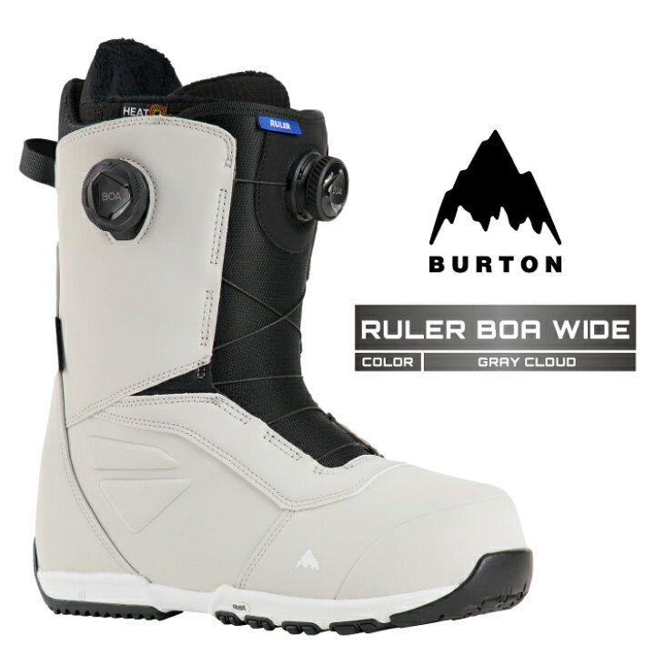 楽天市場】2024-25 BURTON RULER BOA WIDE Gray Cloud バートン 