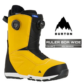 2024-25 BURTON RULER BOA WIDE Goldenrod バートン ルーラー ボア ワイド ゴールデンロッド スノーボード ブーツ メンズ 24-25 2025 日本正規品