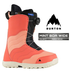 2024-25 BURTON MINT BOA WIDE Peach Echo o[g ~g {A Ch s[` GR[ Xm[{[h u[c fB[X 24-25 2025 {Ki